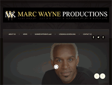 Tablet Screenshot of marcwayne.com